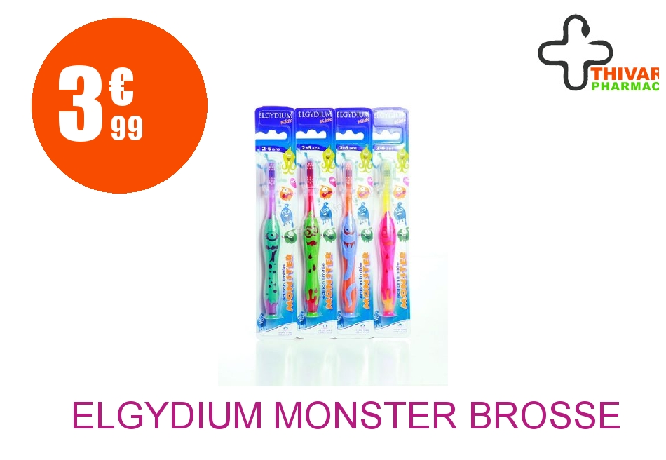 Achetez ELGYDIUM MONSTER Brosse dents 2/6 Ans